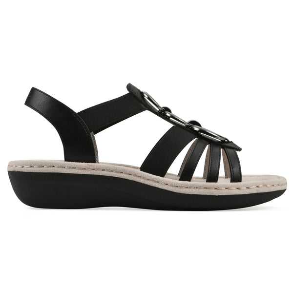 Summit By White Mountain Caselyn Sandal - Black