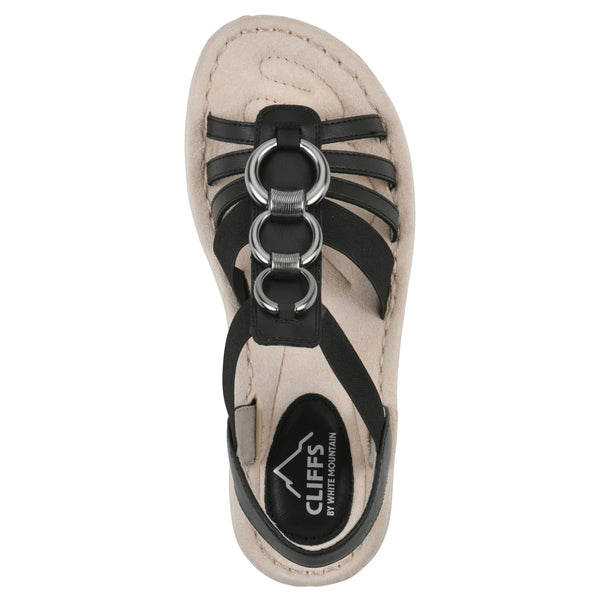 Summit By White Mountain Caselyn Sandal - Black