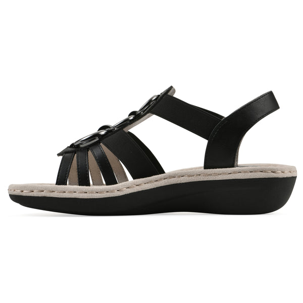 Summit By White Mountain Caselyn Sandal - Black
