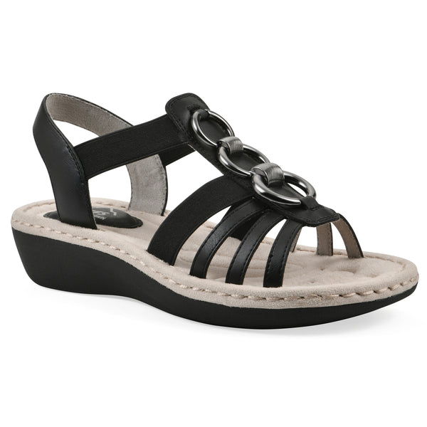 summit by white mountain Caselyn Sandal - Black
