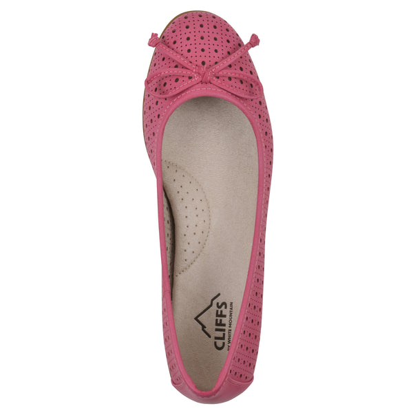 Summit By White Mountain Cheryl Flat - Fuchsia