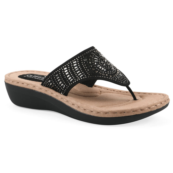 summit by white mountain Cienna Sandal - Black
