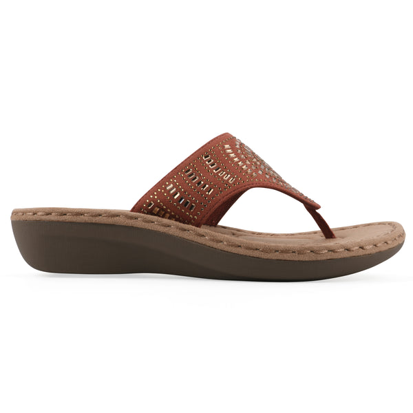 Summit By White Mountain Cienna Sandal - Paprika