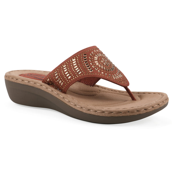 summit by white mountain Cienna Sandal - Paprika
