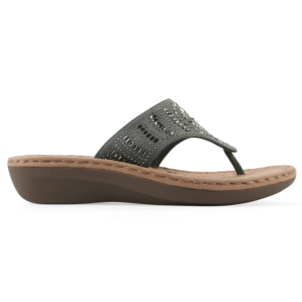 Summit By White Mountain Cienna Sandal - Sage