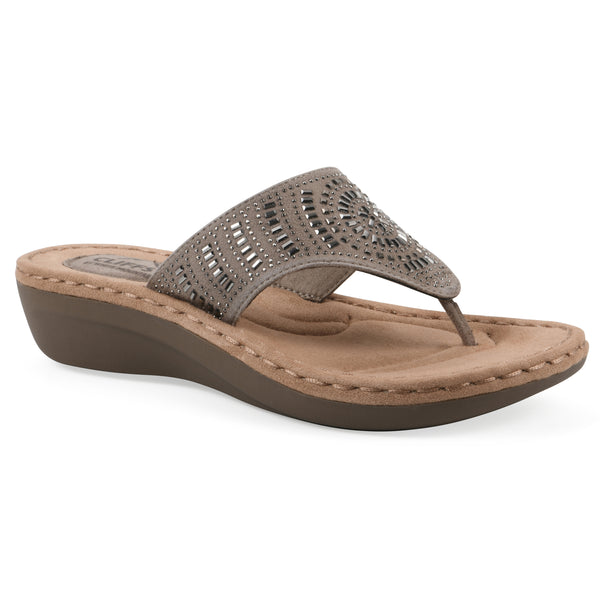 summit by white mountain Cienna Sandal - Stone