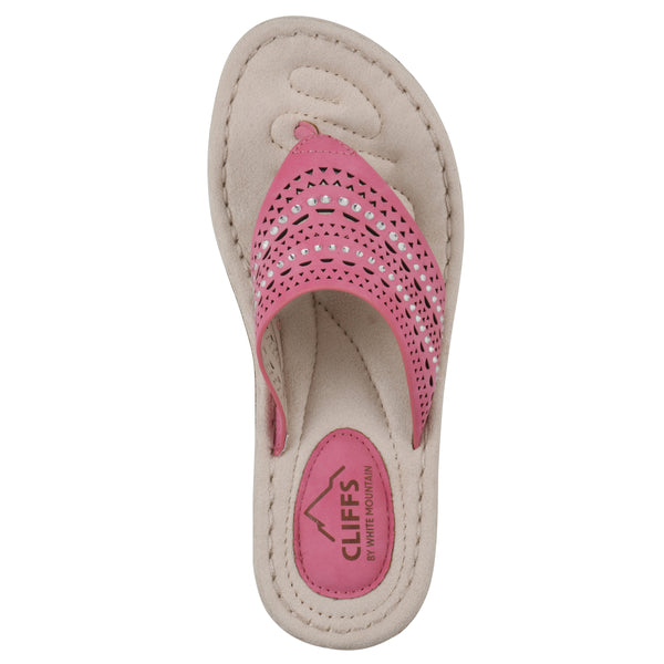 Summit By White Mountain Comate Sandal - Fuchsia