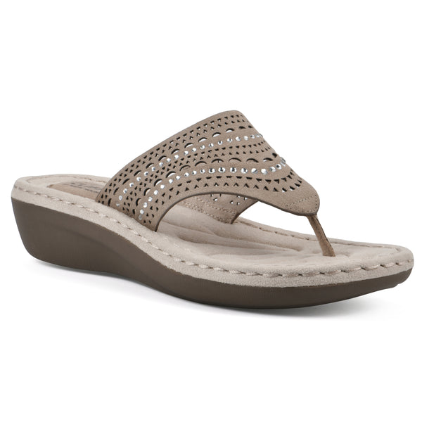 summit by white mountain Comate Sandal - Stone