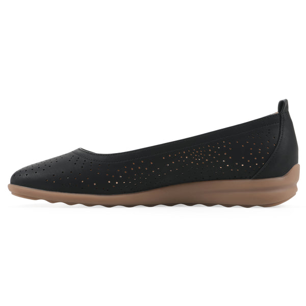 Summit By White Mountain Cortney Flat - Black