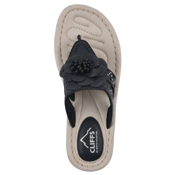 Summit By White Mountain Cynthia Sandal - Navy