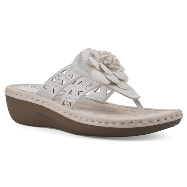 summit by white mountain Cynthia Sandal - White