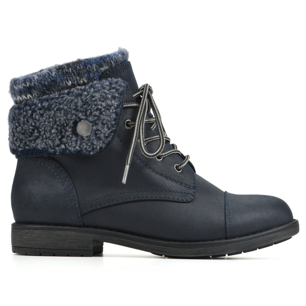Summit By White Mountain Duena Bootie - Navy Multi