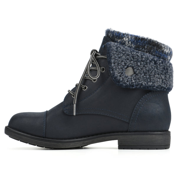Summit By White Mountain Duena Bootie - Navy Multi