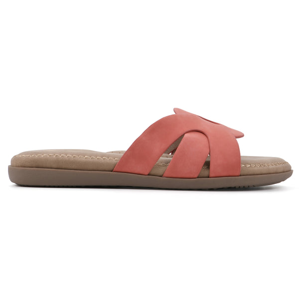 Summit By White Mountain Fortunate Sandal - Red