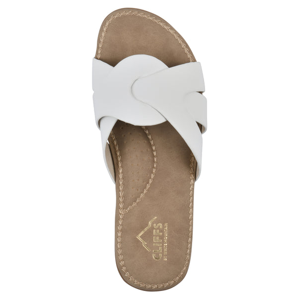 Summit By White Mountain Fortunate Sandal - White