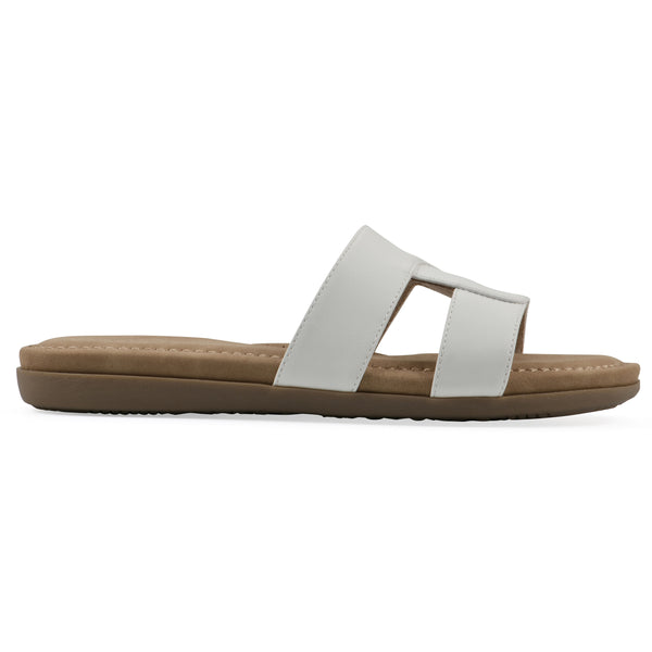 Summit By White Mountain Fraida Sandal - White