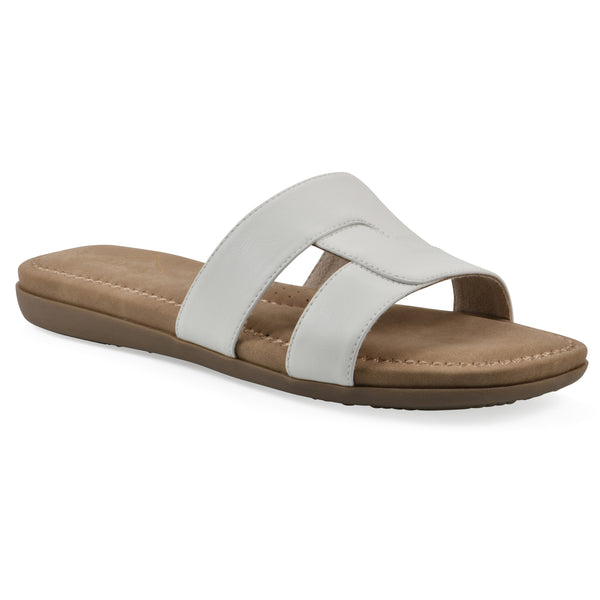 summit by white mountain Fraida Sandal - White