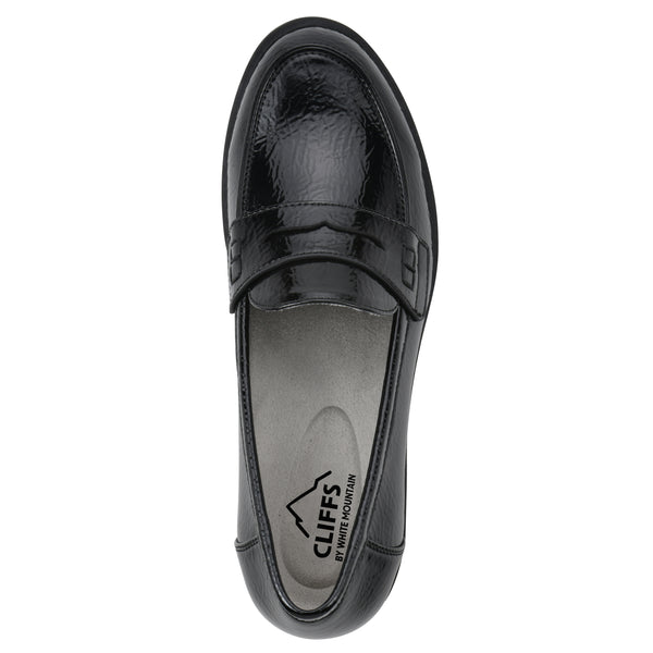 Summit By White Mountain Galah Loafer - Black Patent