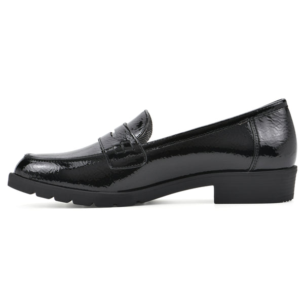 Summit By White Mountain Galah Loafer - Black Patent
