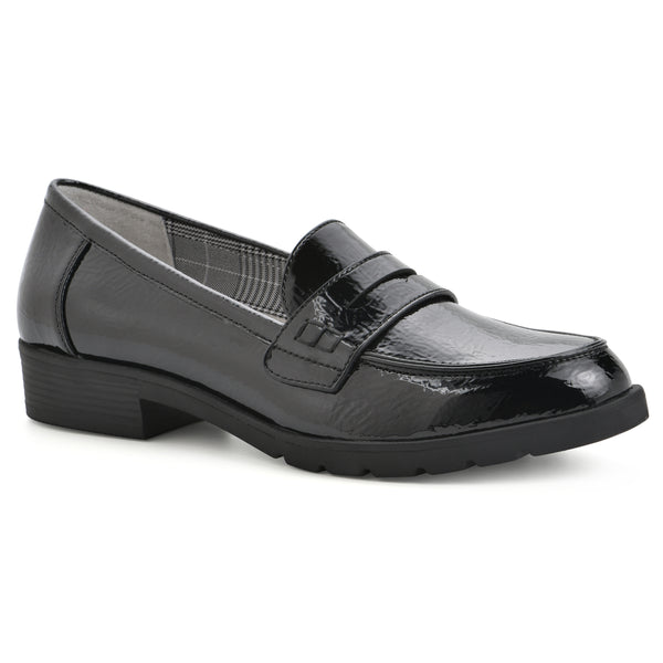 summit by white mountain Galah Loafer - Black Patent
