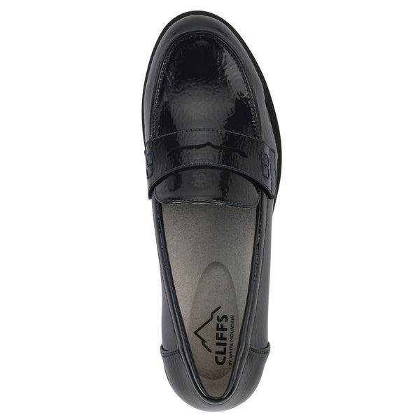 Summit By White Mountain Galah Loafer - Navy Patent