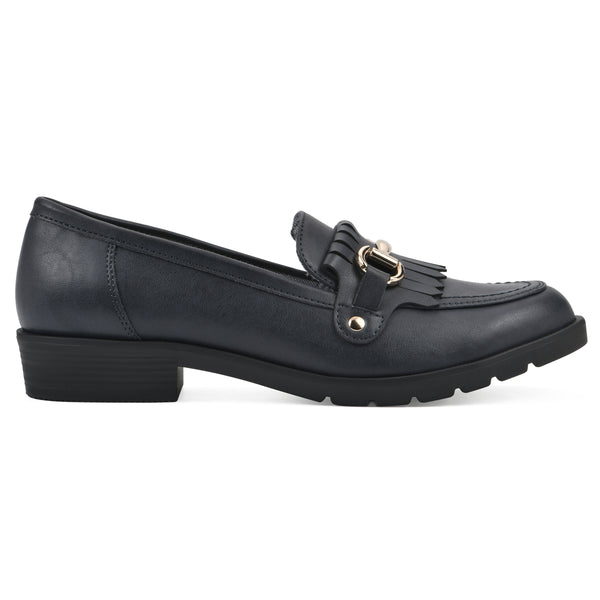 Summit By White Mountain Galeena Loafer - Navy