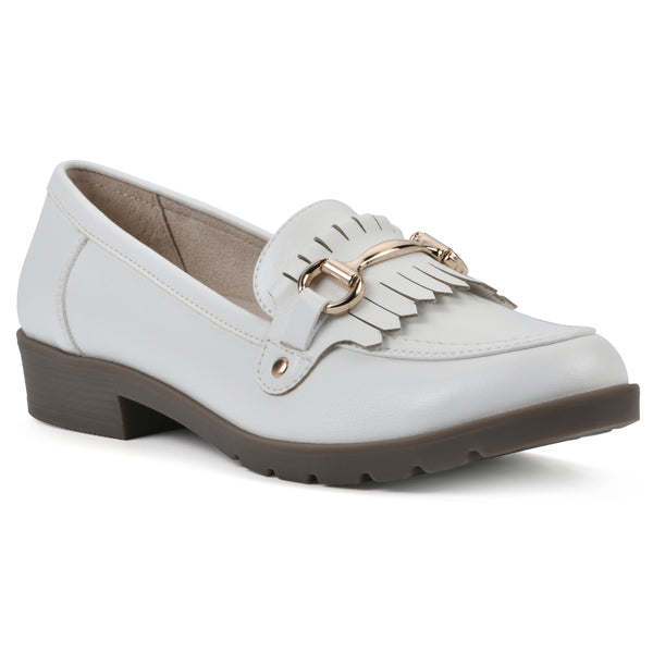 summit by white mountain Galeena Loafer - White