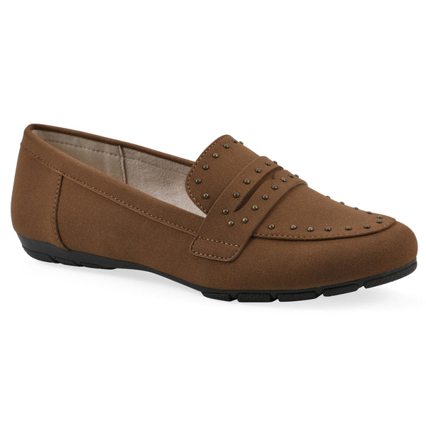 summit by white mountain Giada Loafer - Brown