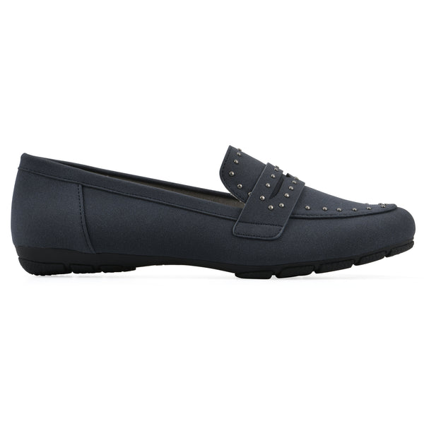 Summit By White Mountain Giada Loafer - Navy
