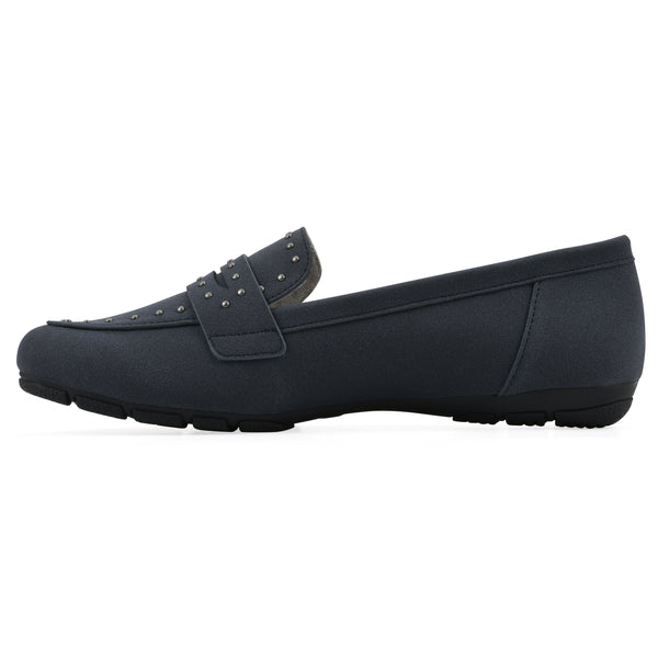 Summit By White Mountain Giada Loafer - Navy