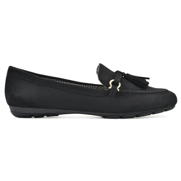 Summit By White Mountain Gush Loafer - Black Fabric