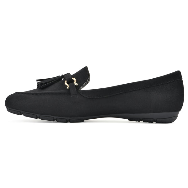 Summit By White Mountain Gush Loafer - Black Fabric