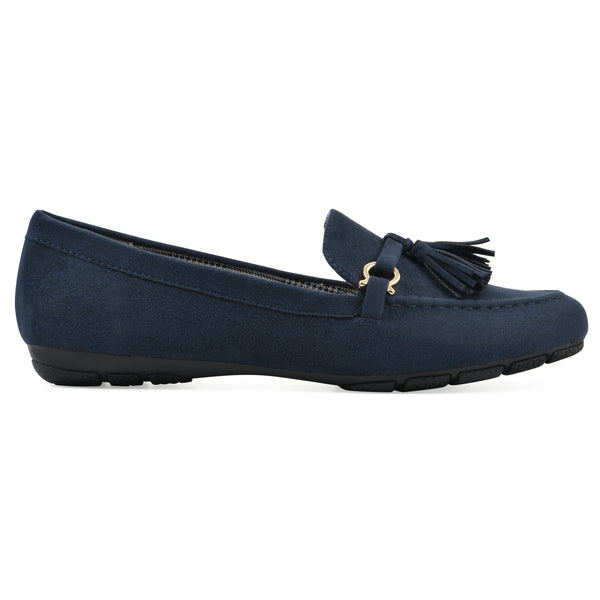 Summit By White Mountain Gush Loafer - Navy Fabric