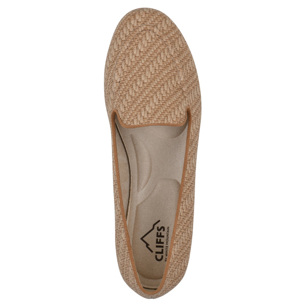 Summit By White Mountain Gutsy Loafer - Tan Raffia