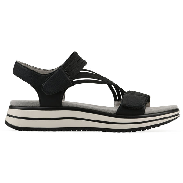 Summit By White Mountain Hapford Sandal - Black