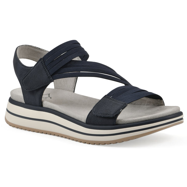 summit by white mountain Hapford Sandal - Navy
