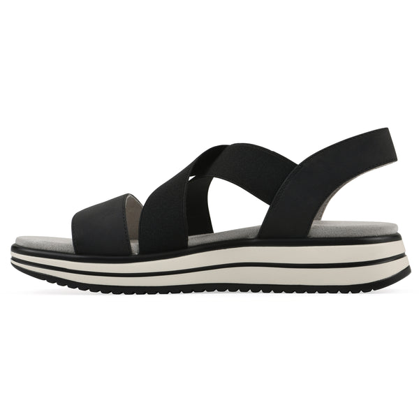 Summit By White Mountain Hapley Sandal - Black