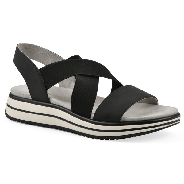 summit by white mountain Hapley Sandal - Black