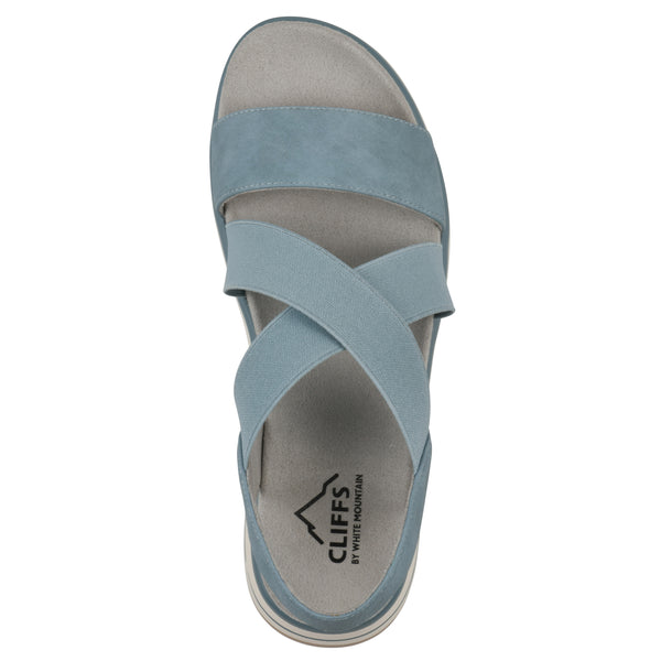 Summit By White Mountain Hapley Sandal - Mid Blue
