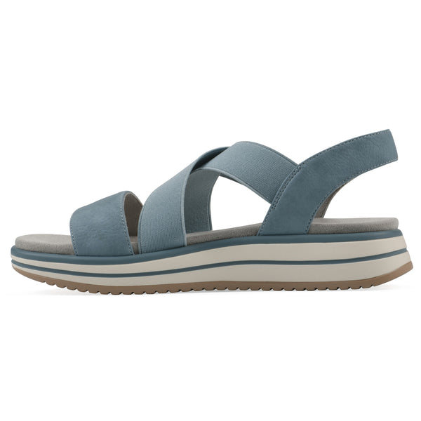 Summit By White Mountain Hapley Sandal - Mid Blue