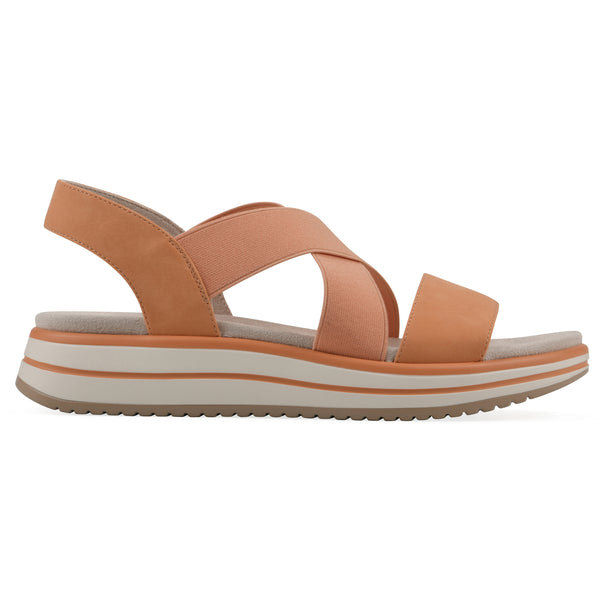 Summit By White Mountain Hapley Sandal - Peach
