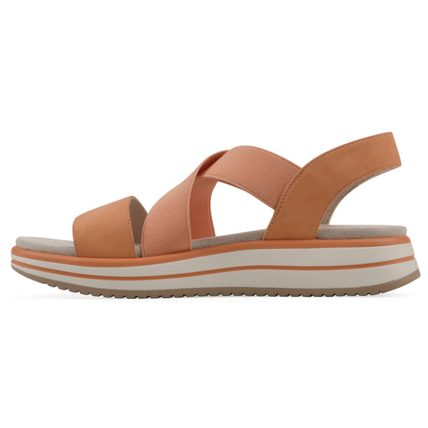 Summit By White Mountain Hapley Sandal - Peach