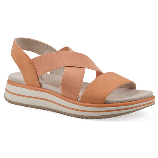 summit by white mountain Hapley Sandal - Peach