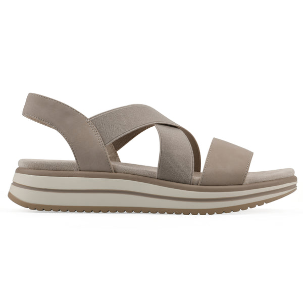 Summit By White Mountain Hapley Sandal - Taupe