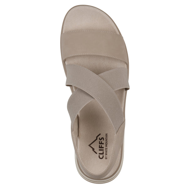 Summit By White Mountain Hapley Sandal - Taupe