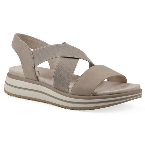 summit by white mountain Hapley Sandal - Taupe