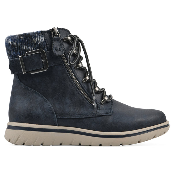 Summit By White Mountain Hearten Bootie - Navy