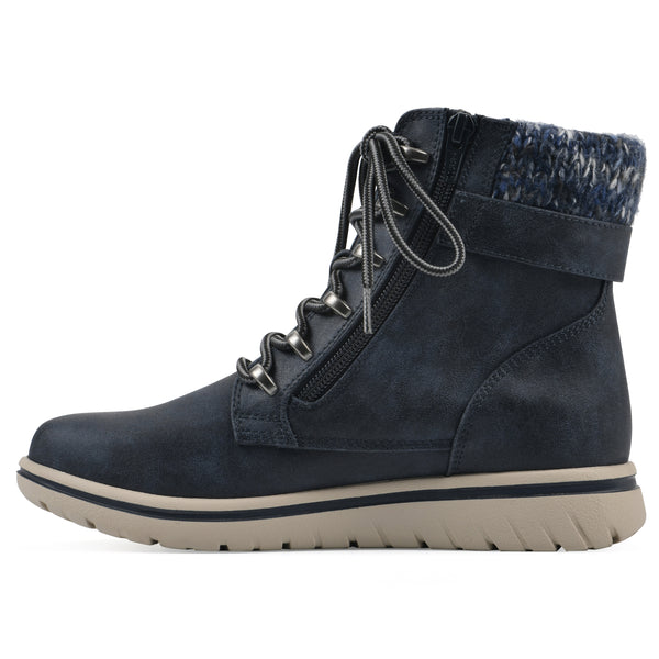 Summit By White Mountain Hearten Bootie - Navy