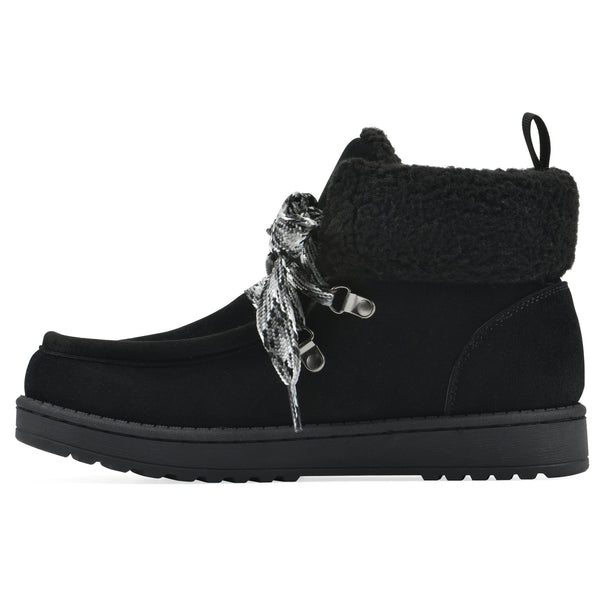 Summit By White Mountain Icebox Bootie - Black Suede