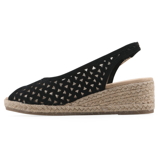Summit By White Mountain Maize II Wedge - Black